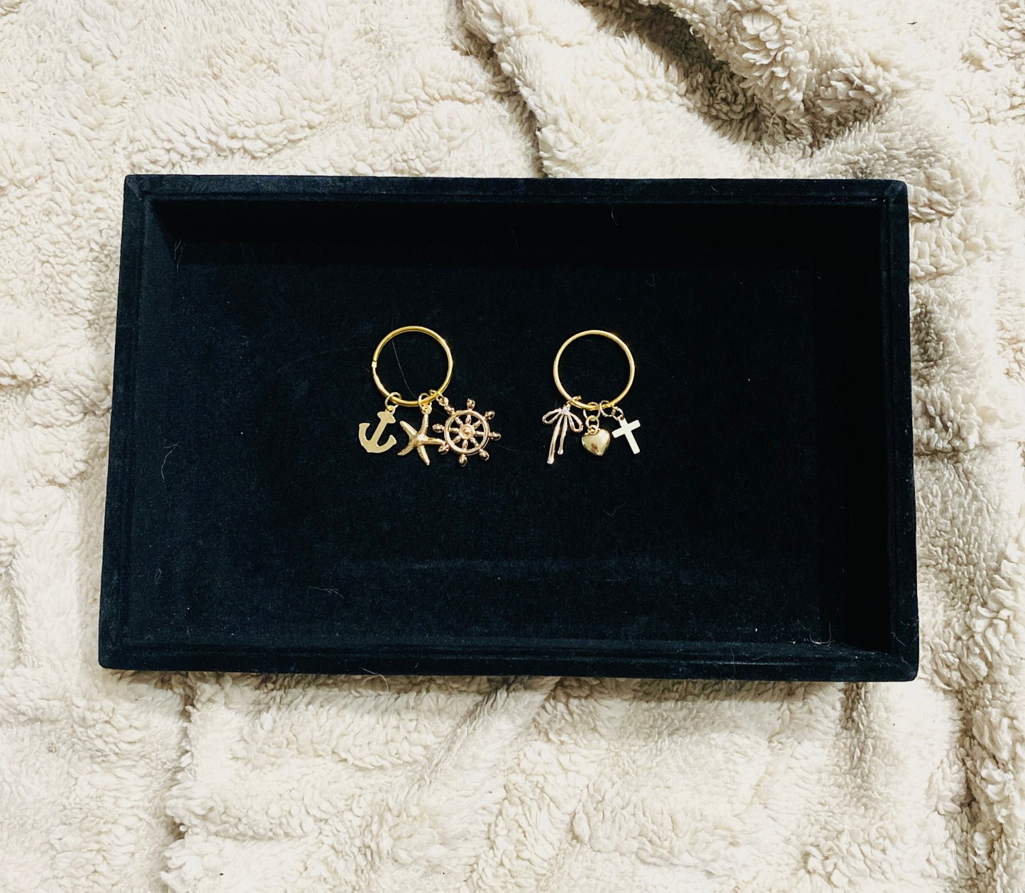 Gold Plated Charm Keychain